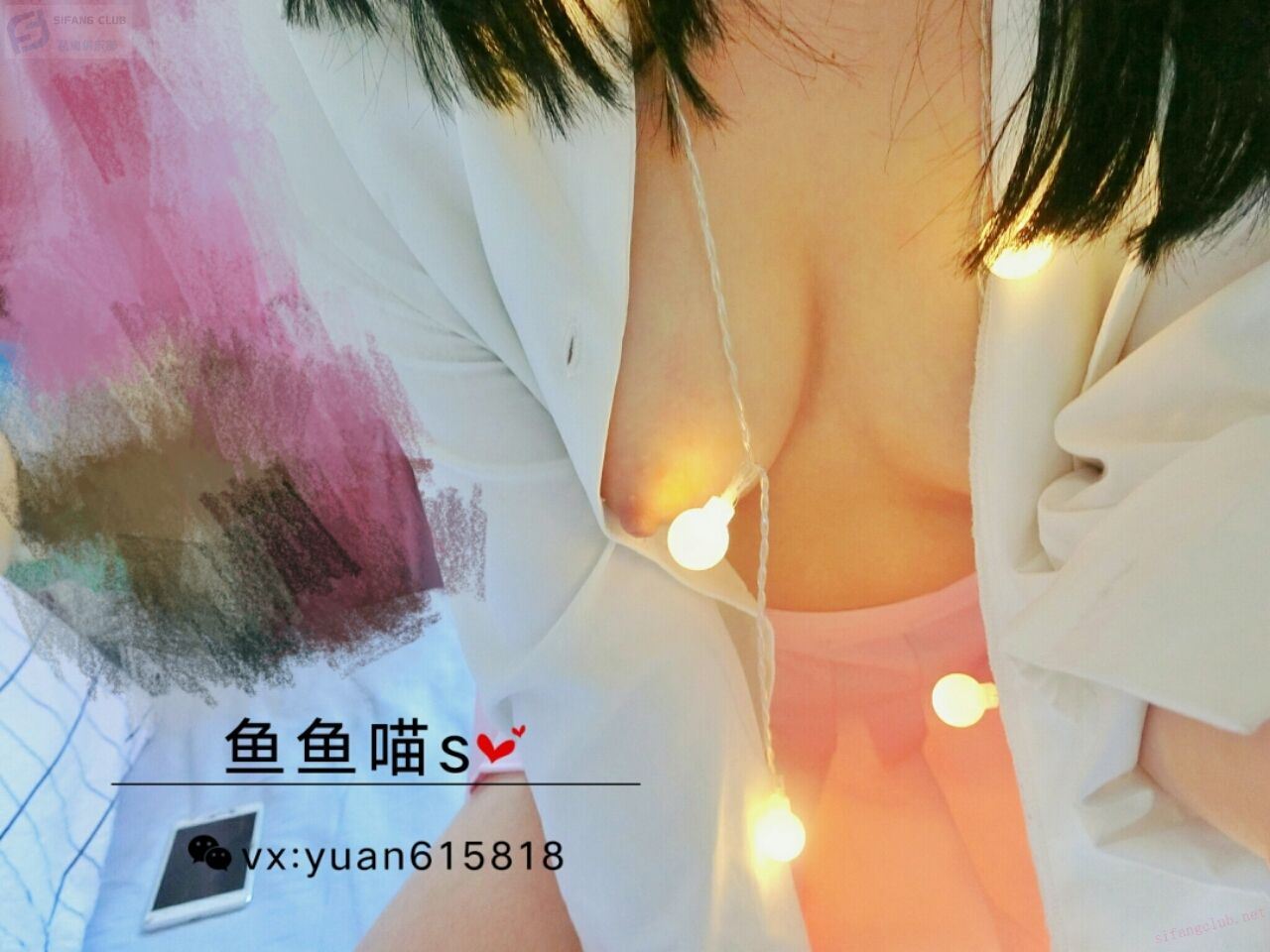 图库-鱼鱼喵 常服play - Sexy girl with christmas lights - (40P)
